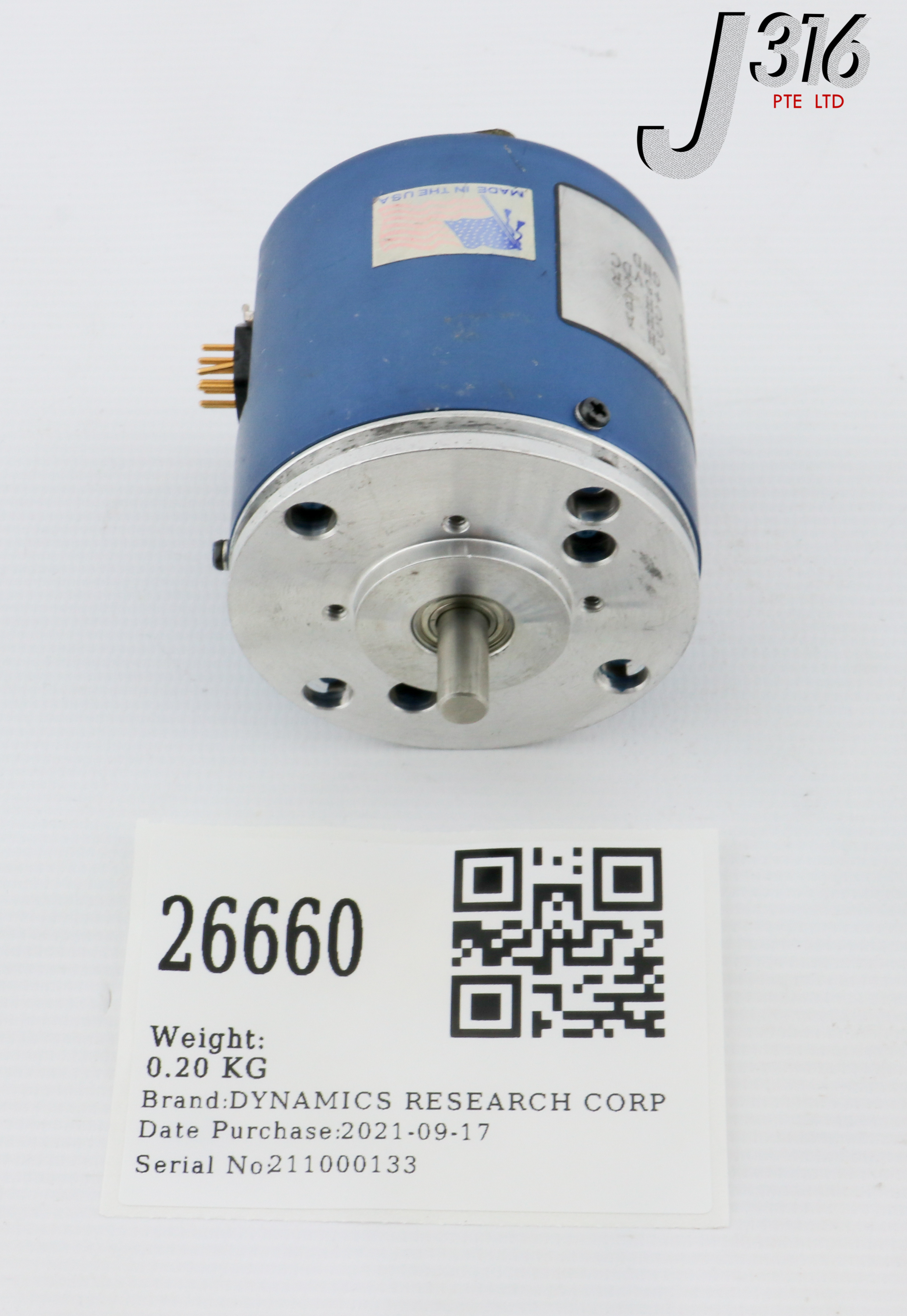 26660 DYNAMICS RESEARCH CORP ROTARY ENCODER 77L-20-B13-2500-S977